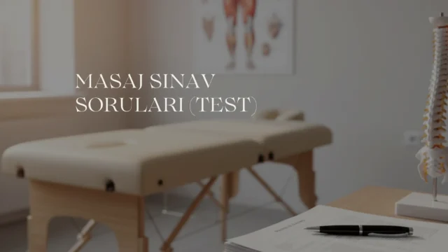 masaj sınav soruları